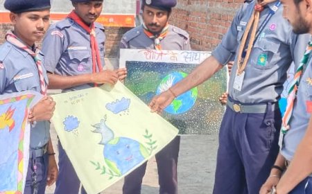 22 फरवरी को सर्वधर्म प्रार्थना एवं स्काउट गाइड प्रार्थना के साथ विश्व चिंतन दिवस मनाया गया