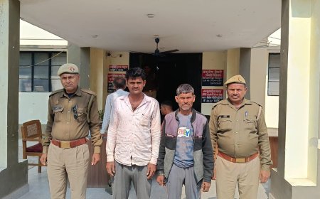 थाना रैपुरा पुलिस टीम ने 02 वारण्टी अभियुक्त को गिरफ्तार किया