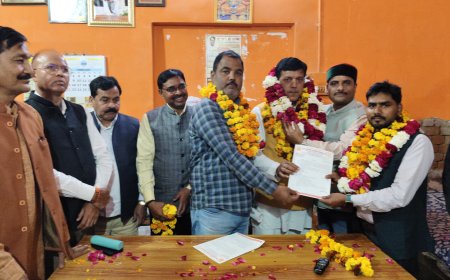 उत्तर प्रदेशीय प्राथमिक शिक्षक संघ रामनगर के अध्यक्ष बने बाबू हनुमंत प्रसाद अवस्थी