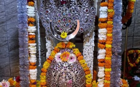 रंगभरी एकादशी के पावन पर्व पर महादेव तारकेश्वर नाथ मंदिर का भवन श्रृंगार