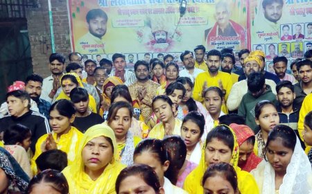 श्याम भवन हुआ खाटू श्याम बाबा का संकीर्तन