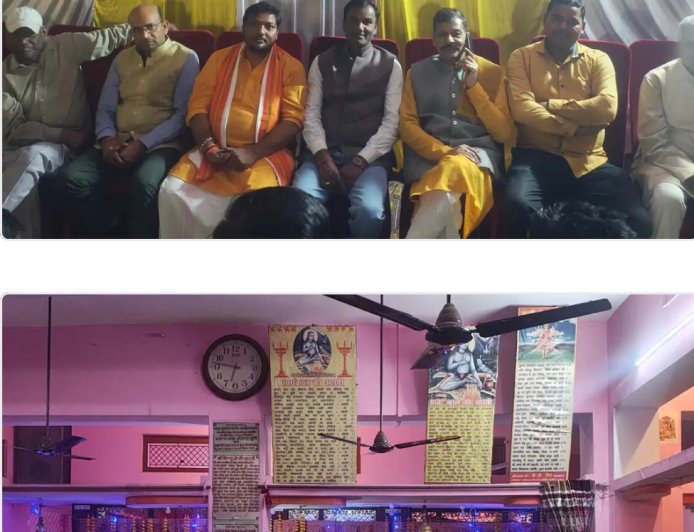 बाबा सुदामा साहब आश्रम में श्री श्रीचंद्र भगवान सहित अन्य संतों की प्रतिमा ओं का पाटोत्सव आयोजित