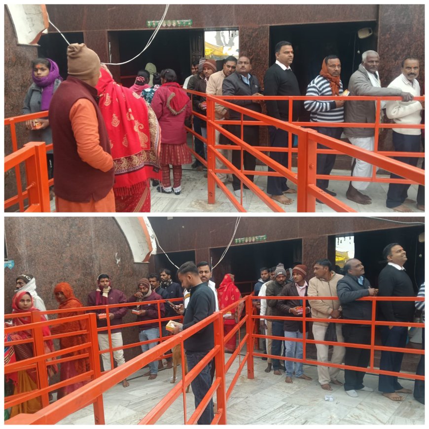 माघ की पूर्णिमा को बडे बाबा के दरबार में उमड़े हजारों श्रद्धालुओं ने पवित्र अभरन सरोवर में आचमन कर स्वामी जी की समाधि पर चादर परसाद चढा कर मनवांछित फलों की प्राप्ति एवं विश्वमानव कल्यांण की कामना किया