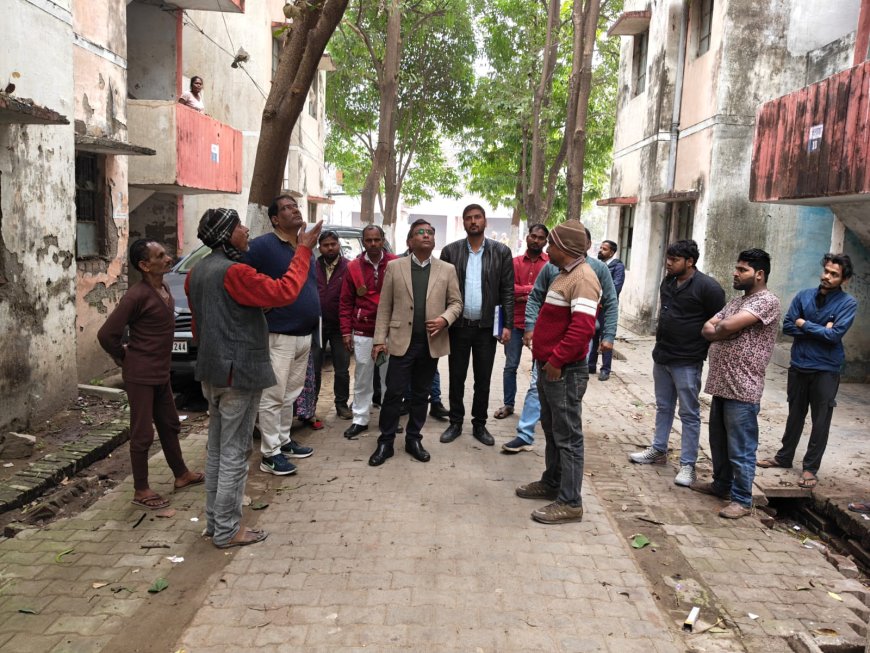 जिलाधिकारी, चित्रकूट के निर्देशों के अनुपालन में , अपर जिलाधिकारी (न्यायिक) द्वारा कांशीराम जी शहरी गरीब आवास योजनान्तर्गत लोढवारा में निर्मित आवासों का स्थलीय निरीक्षण किया गया।