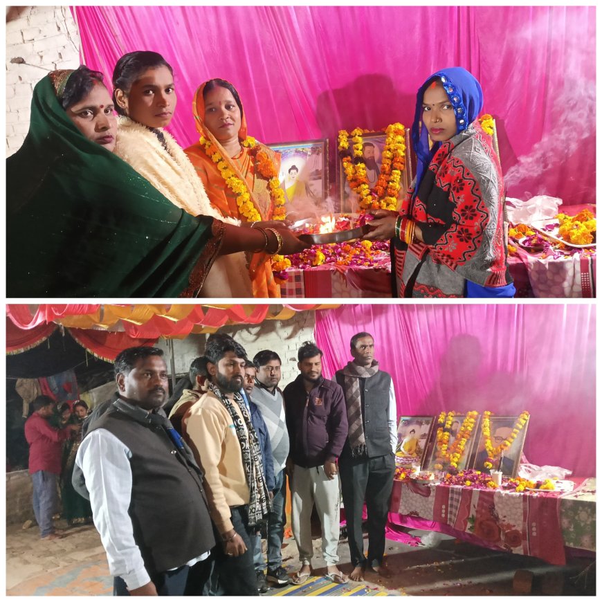 ग्राम करोरा में पूज्य संत रविदास की  जयन्ती मनाई गई