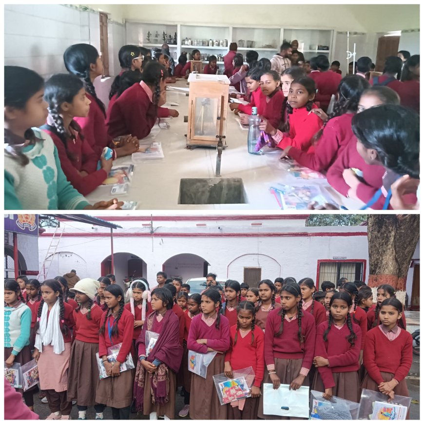 पी एम श्री कम्पोजिट विद्यालय विरौली के बच्चों द्वारा ट्रेनिंग एंड प्रेयरिंग प्रोग्राम में भ्रमण कराया गया