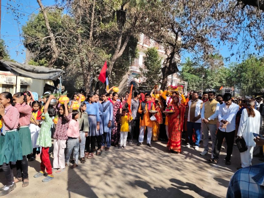 सरीला में भव्य कलश यात्रा के साथ महाशिवरात्रि महोत्सव का आगाज हो गया