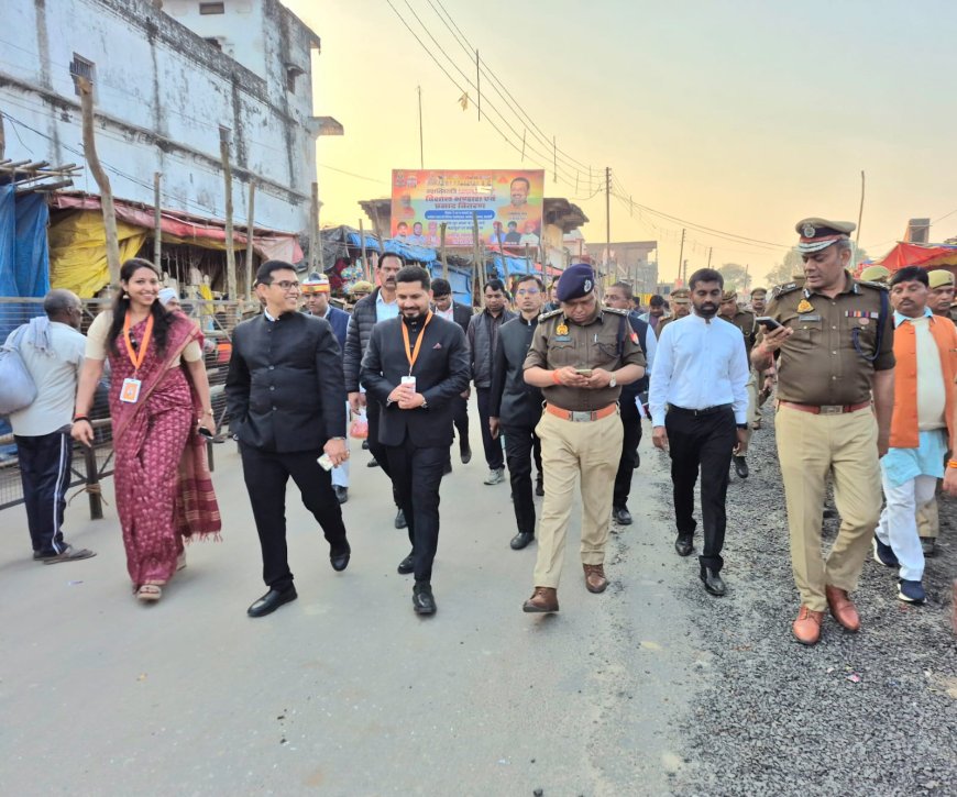 मंडलायुक्त व एडीजी ने लोधेश्वर महादेवा फाल्गुनी महाशिवरात्रि मेले का किया निरीक्षण, दिए सख्त निर्देश