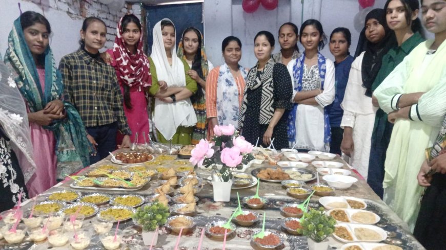 गृह विज्ञान की प्रायोगिक परीक्षा सफलतापूर्वक संपन्न