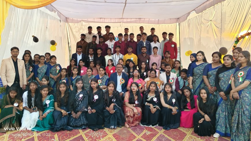 रामेश्वर इन्टर कालेज पुरनिया मरकामऊ में बिदाई समारोह और गुड लुक पार्टी का आयोजन किया गया