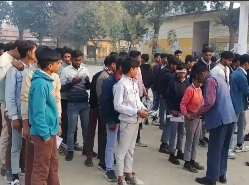 पहले दिन हाईस्कूल हिंदी विषय का पहला प्रश्नपत्र सात परीक्षा केंद्रों पर सफलतापूर्वक संपन्न हुई