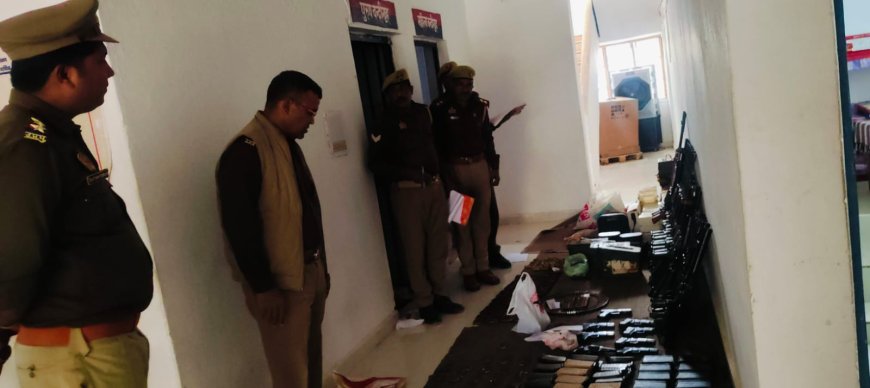 अपर पुलिस अधीक्षक द्वारा थाना बहिलपुरवा का आकस्मिक निरीक्षण किया गया