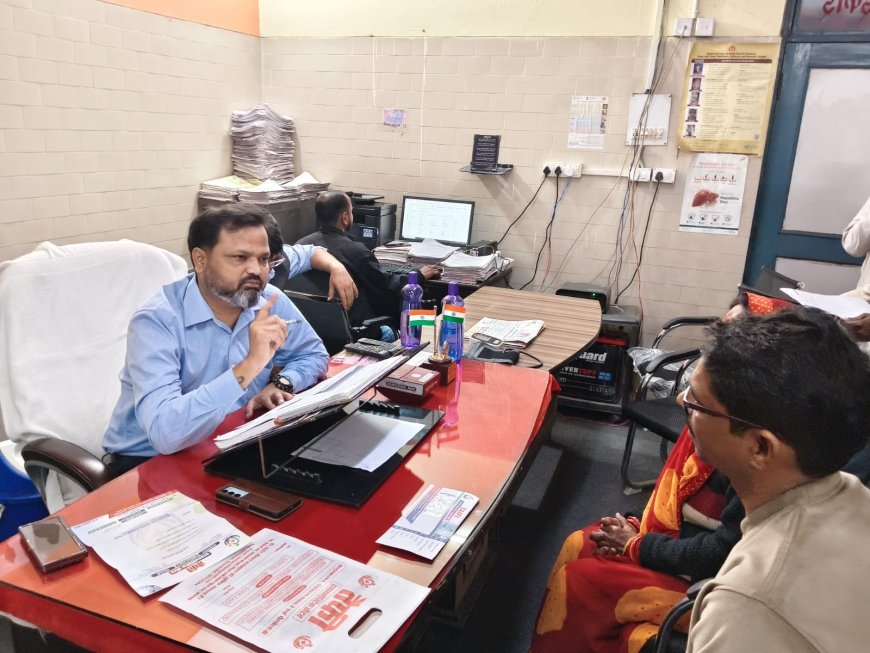 संयुक्त चिकित्सालय व सी एच सी में मरीजों की उमडी भीड़