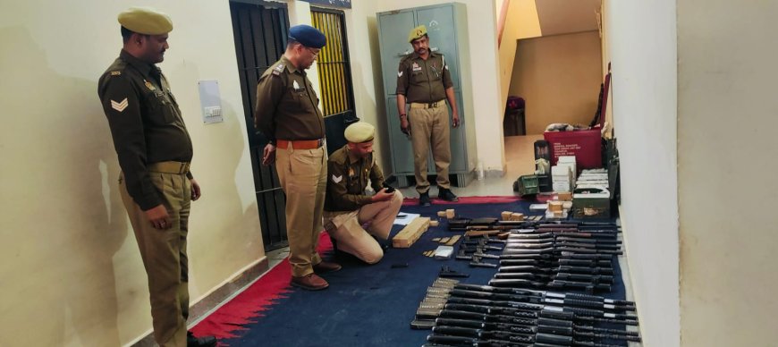 अपर पुलिस अधीक्षक द्वारा थाना राजापुर का अर्धवार्षिक निरीक्षण किया गया