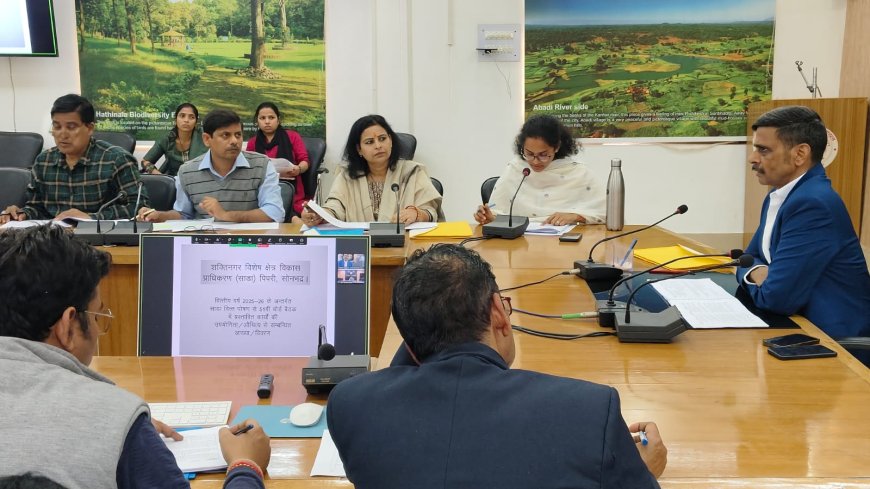 प्राधिकरण अन्तर्गत जन कल्याणकारी कार्यो की प्रदान की गई स्वीकृति  जन हित मे कराए जाए कार्य-किसी पुराने कार्य की न हो पुनरावृत्ति  -मण्डलायुक्त