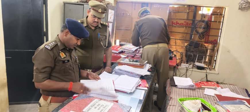 क्षेत्राधिकारी राजापुर द्वारा थाना रैपुरा का त्रैमासिक निरीक्षण किया गया