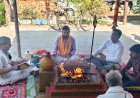 बिल्सी के बांस बरौलिया स्थित वृद्धाश्रम में नवरात्रि के पावन पर्व पर विधि विधान से किया गया हवन-पूजन