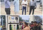 उपजिलाधिकारी व पूर्ति निरीक्षक ने कस्बा बदोसरांय व रसूलपुर में पेट्रोल पम्पो का निरीक्षण किया