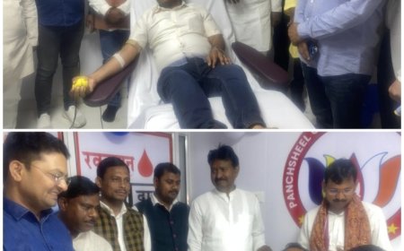 घोरावल विधायक ने ब्लड बैंक का किया उद्घाटन