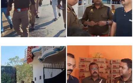 18 स्थानो पर छापेमारी कर 90 लीटर कच्ची शराब बरामद की