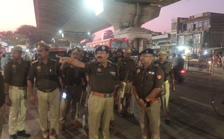 भदोही पहुंचे पुलिस महानिरीक्षक, सुरक्षा व्यवस्था का लिया जायजा