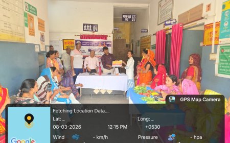 अंतर्राष्ट्रीय महिला दिवस के अवसर पर सामुदायिक स्वास्थ्य केंद्र बड़ागांव में एक सम्मान समारोह का आयोजन किया गया