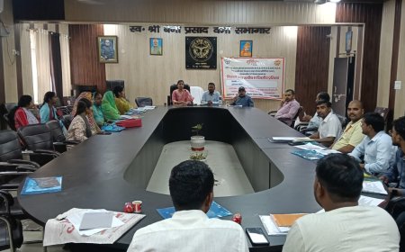 ग्राम स्वराज अभियान योजना अन्तर्गत ब्लाक सभागार में रीतिका सोनकर राज्य प्रशिक्षक ने एक दिवसीय प्रशिक्षण दिया