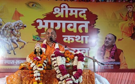 श्रीमद भागवत कथा इस संसार में मोक्ष प्राप्ती का सरल साधन "महन्त जय नारायण दास