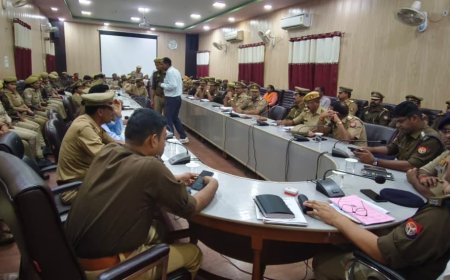अपर पुलिस अधीक्षक ने की समीक्षा बैठक 