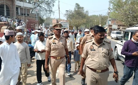 रमजान के अलविदा की नमाज शांति पूर्वक सम्पंन