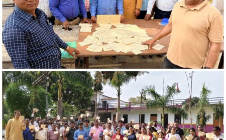 अखिल भारतीय संयुक्त शिक्षक महासंघ के तत्वावधान में शिक्षक की पाती अभियान चलाया गया