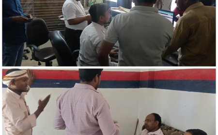 पूर्ति निरीक्षक सुनील कुमार ने जय राधा इण्डेन गैस एजेंसी गिदरापुर कोटवाधाम का निरीक्षण किया