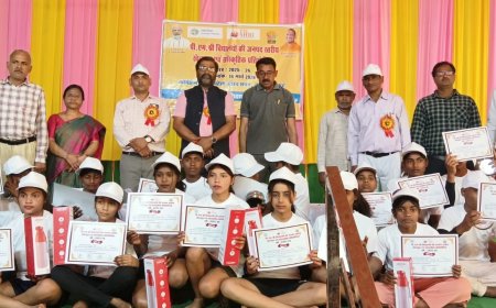 जनपद स्तरीय पीएमश्री विद्यालयों की खेलकूद व सांस्कृतिक प्रतियोगिताएं संपन्न