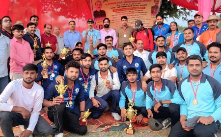 सद्भावना क्रिकेट टूर्नामेंट में सरयू सुपरकिंग्स बनी चैंपियन