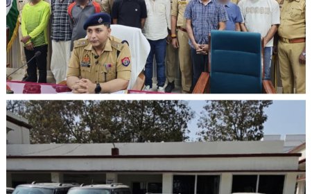 रायबरेली पुलिस का ‘ऑपरेशन पहिया’: अंतरराज्यीय वाहन चोर गिरोह का भंडाफोड़, 8 शातिर गिरफ्तार, 5 लग्जरी कारें बरामद