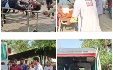 निमंत्रण पत्र बांटने जा रहे चाचा की ट्रक से कुचलकर मौत, भतीजा गंभीर घायल