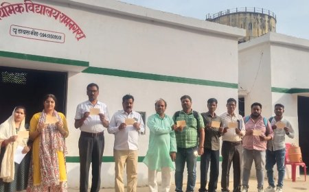 शिक्षकों ने राष्ट्रपति व प्रधानमंत्री को भेजा ज्ञापन