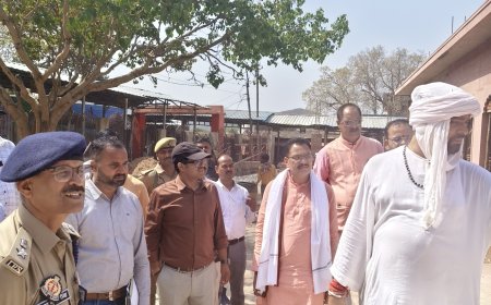 जिलाधिकारी, चित्रकूट द्वारा जनपद में संचालित पर्यटन विभाग की महत्वपूर्ण परियोजना का स्थलीय निरीक्षण किया गया।