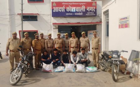 निर्माणाधीन मकानों से बिजली का सामान चोरी करने वाले पांच शातिर गिरफ्तार