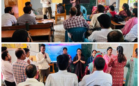 समग्र शिक्षा अभियान के तहत समावेशी शिक्षा को बढ़ावा देने  के उद्देश्य से दिब्यांग बच्चों का 5 दिवसीय प्रशिक्षण