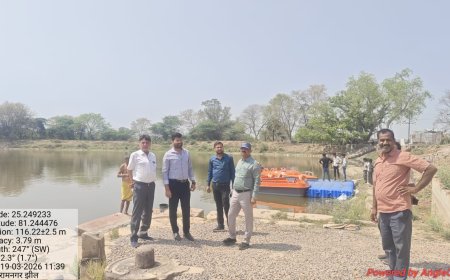 चित्रकूटधाम तीर्थ विकास परिषद के सहायक अभियंताओं से जनपद चित्रकूट के रामनगर झील में वोटिंग फैसिलिटी एवं इको पर्यटन के कार्यों का भौतिक सत्यापन कराया गया।