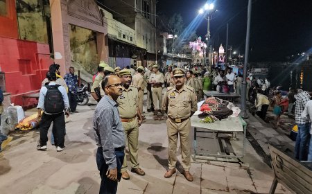 पुलिस अक्षीक्षक चित्रकूट द्वारा चैत्र अमावस्या मेला को सकुशल संपन्न कराए जाने के दृष्टिगत रामघाट,निर्मोही अखाड़ा,परिक्रमा मार्ग मेला क्षेत्र का भ्रमण कर सुरक्षा व्यवस्था का जायजा लिया गया