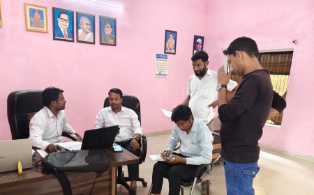 पंचायत भवन बदोसरांय में विद्युत विभाग ने कैम्प लगाकर विल जमा किया