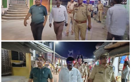 रमजान एंव नवरात्र पर्व को लेकर उपजिलाधिकारी अनिल कुमार सरोज, तहसीलदार बालेन्दु भूषण वर्मा प्रभारी निरीक्षक टिकैत नगर मनोज कुमार पुलिस बल के साथ पैदल मार्च निकाल कर नागरिकों को सुरक्षा का एहसास दिलाया