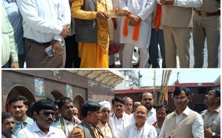 पारिजात व कोटवाधाम में एमएलसी ने किया दर्शन-पूजन, जनकल्याण की कामना