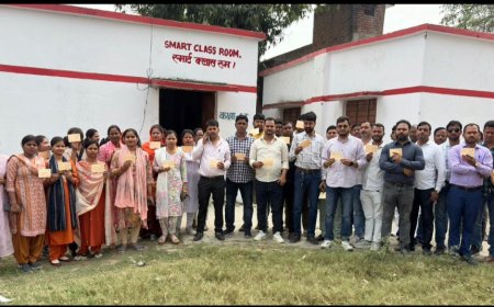 टेट अनिवार्यता के विरोध में शिक्षकों ने भेजे पोस्टकार्ड