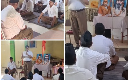 हिंदू नव वर्ष पर महादेव शाखा में कार्यक्रम, डॉ. राम शंकर ने बताए नवजीवन के संदेश