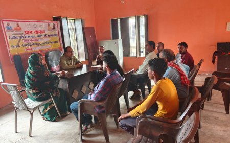 ग्राम पंचायत करोरा में आयोजित चौपाल में 2 शिकायते आंयी दोनों निस्तारित