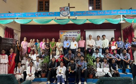 सेंट एंड्रयूज कॉलेज गोरखपुर में एनएसएस सात दिवसीय विशेष शिविर का समापन