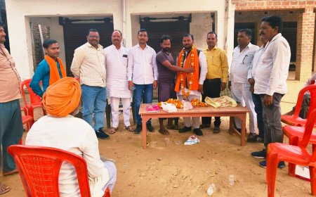 भाजपा के नवनियुक्त जिला उपाध्यक्ष,जिला कोषाध्यक्ष, विशेष आमंत्रित सदस्य का स्वागत किया गया